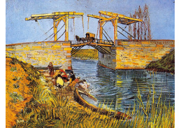 VR2-99  Vincent van Gogh - Most Langlois u Arles s pradlenami