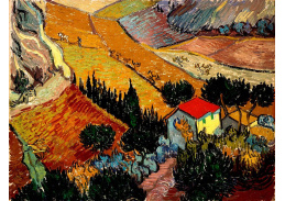 VR2-305 Vincent van Gogh - Krajina s domem a oráčem