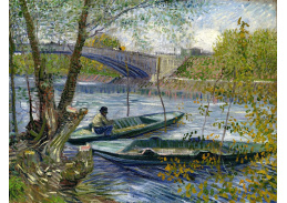 VR2-6 Vincent van Gogh - Rybaření na jaře v Pont de Clichy
