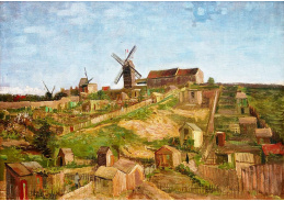 VR2-61 Vincent van Gogh - Pohled na Montmartre s mlýny