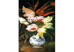 VR2-410 Vincent van Gogh - Váza s gladiolami a karafiáty