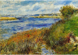 VR14-50 Pierre-Auguste Renoir - Břeh Seiny v Champrosay