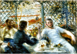VR14-55 Pierre-Auguste Renoir - Oběd lodníků na břehu řeky