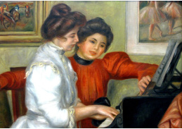 VR14-79 Pierre-Auguste Renoir - Yvonne a Christine Lerolle u klavíru