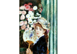 VR14-205 Pierre-Auguste Renoir - Mladá dívka s květinami