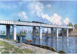 VCM 4 Claude Monet - Železniční most v Argenteuil