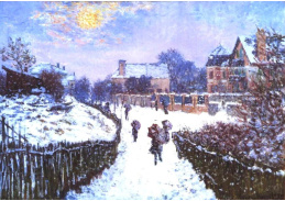 VCM 41 Claude Monet - Argenteuil v zimě
