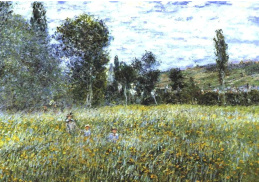VCM 55 Claude Monet - Louka u Vetheuil