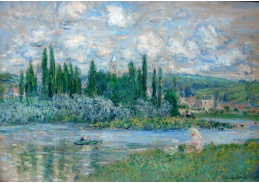 VCM 56 Claude Monet - Pohled na Vetheuil