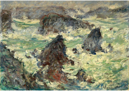 VCM 70 Claude Monet - Bouře na pobřeží Belle-Ile