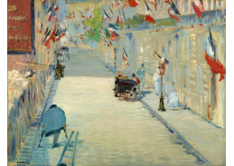 VEM 14 Édouard Manet - Vlajky v Rue Mosnier