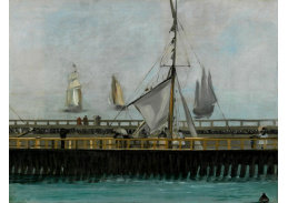 VEM 71 Édouard Manet - Molo v Boulogne-sur-Mer