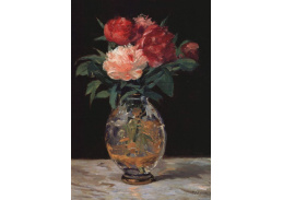 VEM 64 Édouard Manet - Zátiší s kytici pivoněk