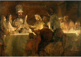VR4-51 Rembrandt van Rijn - Spiknutí Bataviánů pod vedením Claudia Civilise