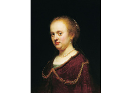 VR4-55 Rembrandt van Rijn - Portrét Lisbeth van Rijn