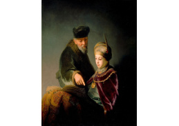 VR4-71 Rembrandt van Rijn - Mladý učenec a jeho lektor