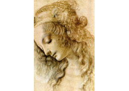 R1-289 Leonardo da Vinci - Studie ženské hlavy