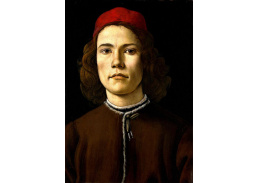 R17-45 Sandro Botticelli - Portrét mladého muže