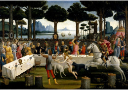 R17-84 Sandro Botticelli - Příběh Nastagio degli Onesti III