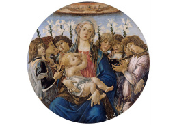 VR17-34 Sandro Botticelli - Madonna a dítě se zpívajícími anděly