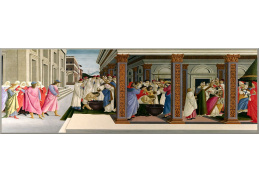 VR17-30 Sandro Botticelli - Tři zázraky Svatého Zenobiuse