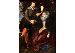 VRU45 Peter Paul Rubens - Autoportrét s manželkou Isabellou Brandt