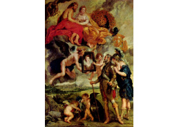 VRU38 Peter Paul Rubens - Jiří dostává portrét Marie de Medici