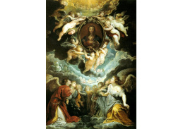VRU88 Peter Paul Rubens - Madonna Della Vallicella uctívána Seraphim a Cherubim