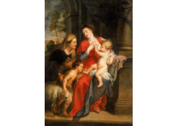 VRU228 Peter Paul Rubens - Madonna a dítě se svatou Elžbětou a Janem Křtitelem