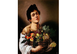 VCAR 22 Caravaggio - Chlapec s košíkem ovoce