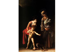 VCAR 46 Caravaggio - Madonna a dítě se svatou Annou