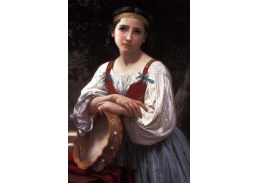 R15-10 Adolph William Bouguereau - Cikánka s baskickým bubínkem