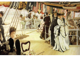 R16-120 James Tissot - Ples na palubě lodi
