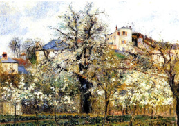 VCP-80 Camille Pissarro - Sad s kvetoucími stromy v Pontoise