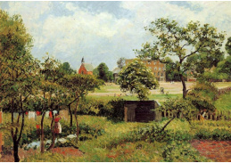 VCP-284 Camille Pissarro - Pohled přes Stamford Brook Common