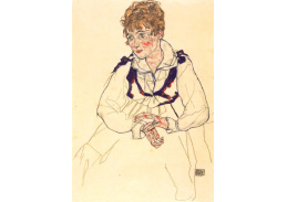 VES 49 Egon Schiele - Portrét Edith Schiele