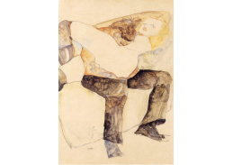 VES 102 Egon Schiele - Muž držící ženu na klíně