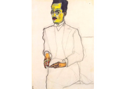 VES 122 Egon Schiele - Portrét gentlemana