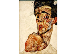 VES 282 Egon Schiele - Autoportrét
