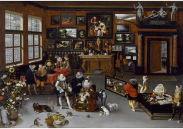 BRG-31 Jan Brueghel - Arcivévodové Albert a Isabella na návštěvě sběratelského kabinetu