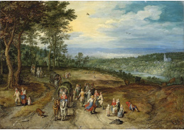 BRG-44 Jan Brueghel - Krajina s kočovníky a tančícími sedláky