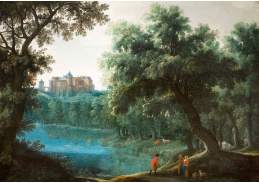 BRG-57 Jan Brueghel - Lesnatá krajina s výhledem na hrad