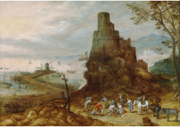 BRG-75 Jan Brueghel - Pobřežní krajina s hrobem Scipiose
