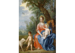 BRG-242 Jan Brueghel a Pieter von Avont - Svatá rodina s Janem Křtitelem