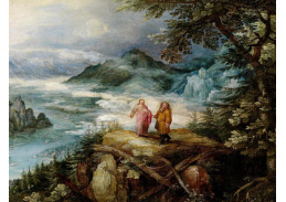 BRG-248 Jan Brueghel - Horská krajina s pokušením Krista