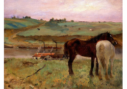 VR6-90 Edgar Degas - Koně na louce