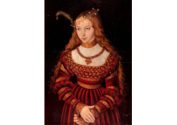 VlCR-58 Lucas Cranach - Portrét Sibylle von Cleve jako nevěsty