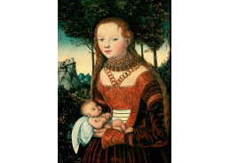 VlCR-119 Lucas Cranach - Mladá matka s dítětem