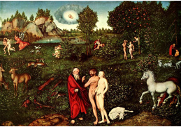 VlCR-72 Lucas Cranach - Adam a Eva v rájské zahradě