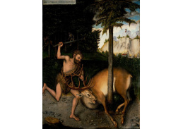 VlCR-247 Lucas Cranach - Herkules a jelen Diany